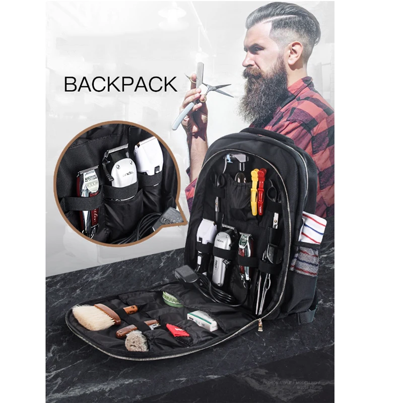 Barber Travel Backpack, Salon Bag, Storage Kit