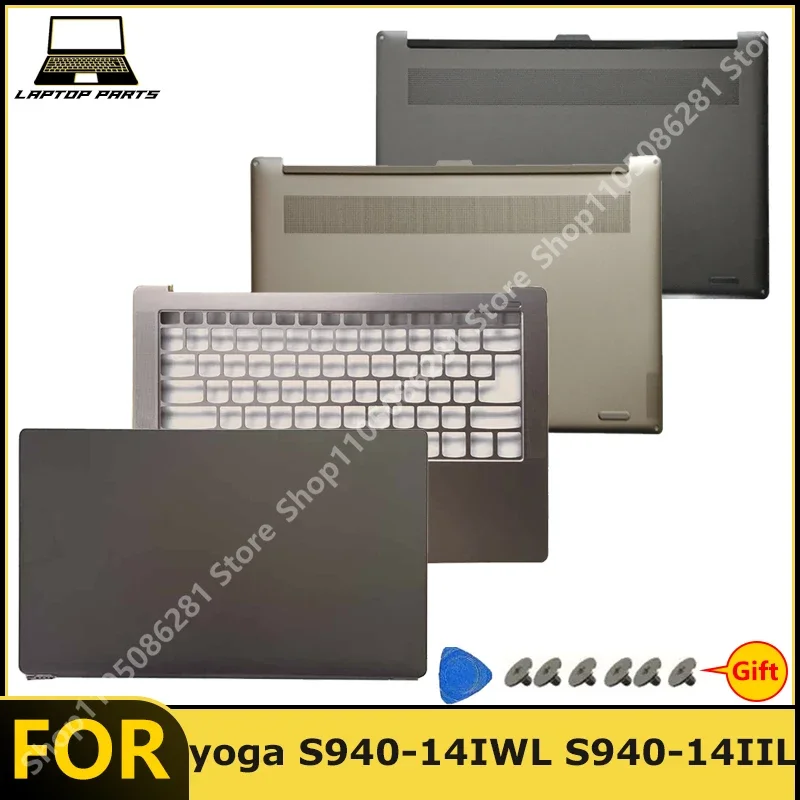 For Yoga S940-14IWL S940-14IIL LCD Back Cover/Top Shell Palm Rest Bottom Case New replacement parts