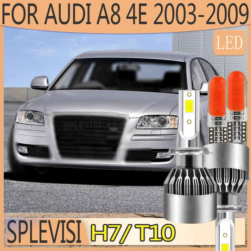 

Long Life Quick On Simple Setup Quick Start Easy Plug and Play LED Headlight For Audi A8 4E 2003 2004 2005 2006 2007 2008 2009
