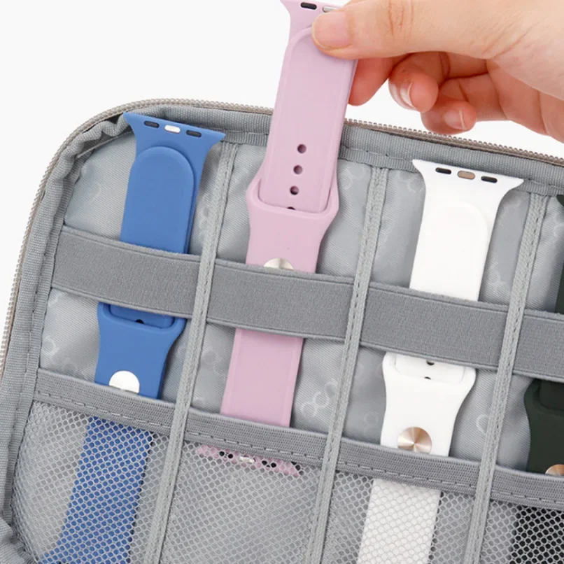 Watchband Bag for Apple Watch Strap Box Case Travel Smart Watch Wriststrap Storage Bag Box Watches Organizer Band Holder image 5