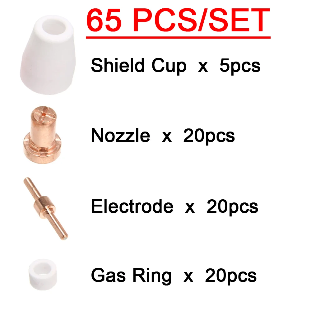Pt31 lg40 plasmas ch neider elektroden spitzen becher erweitertes verbrauchs material kit für PT-31 cut40 hyc45d hyc50d cut50 plc50d hyc410 – Detail 3