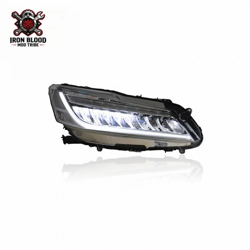Suitable for Honda Accord headlight assembly modification, 9.5 generation LED source, light-guided daytime running lights,