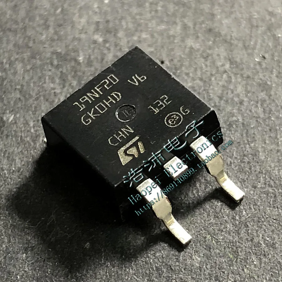 30PCS/19NF20 STB19NF20 SMD Transistor de efecto de campo en stock 15A/200V TO-263
