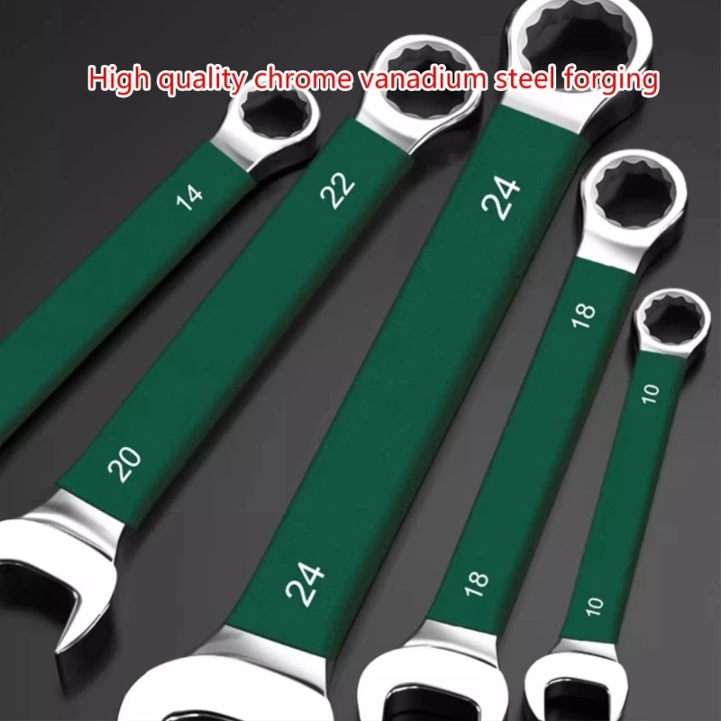 Ratchet Wrench 6mm-32mm Professional Vanadium Steel Wrench