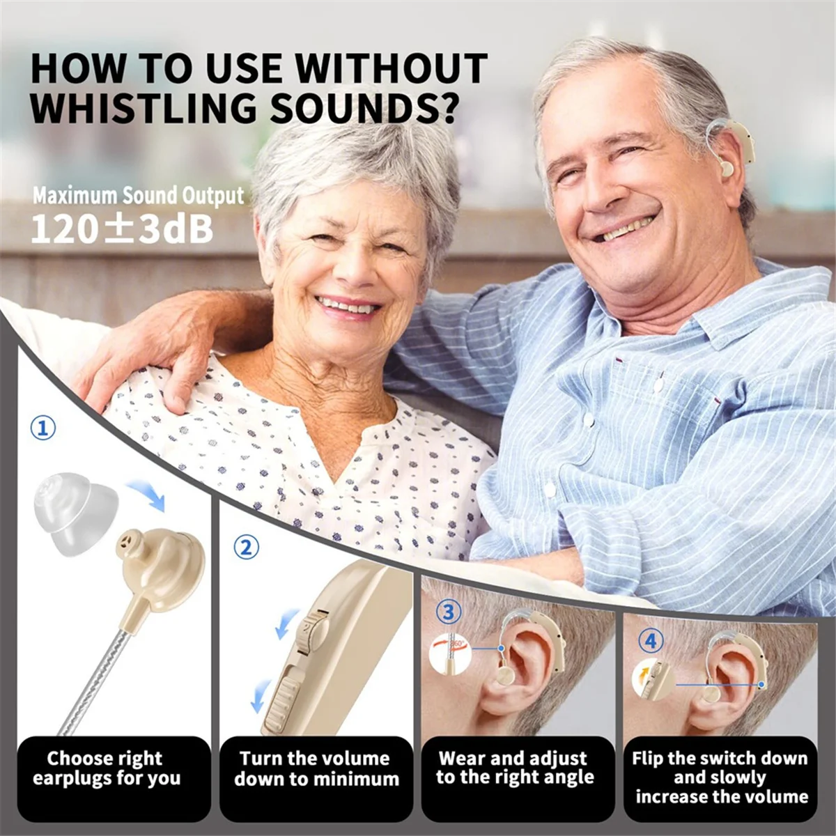 

Elderly Loudspeaker Headphones Walkman Rechargeable Noise Reduction Suitable for the Elderly