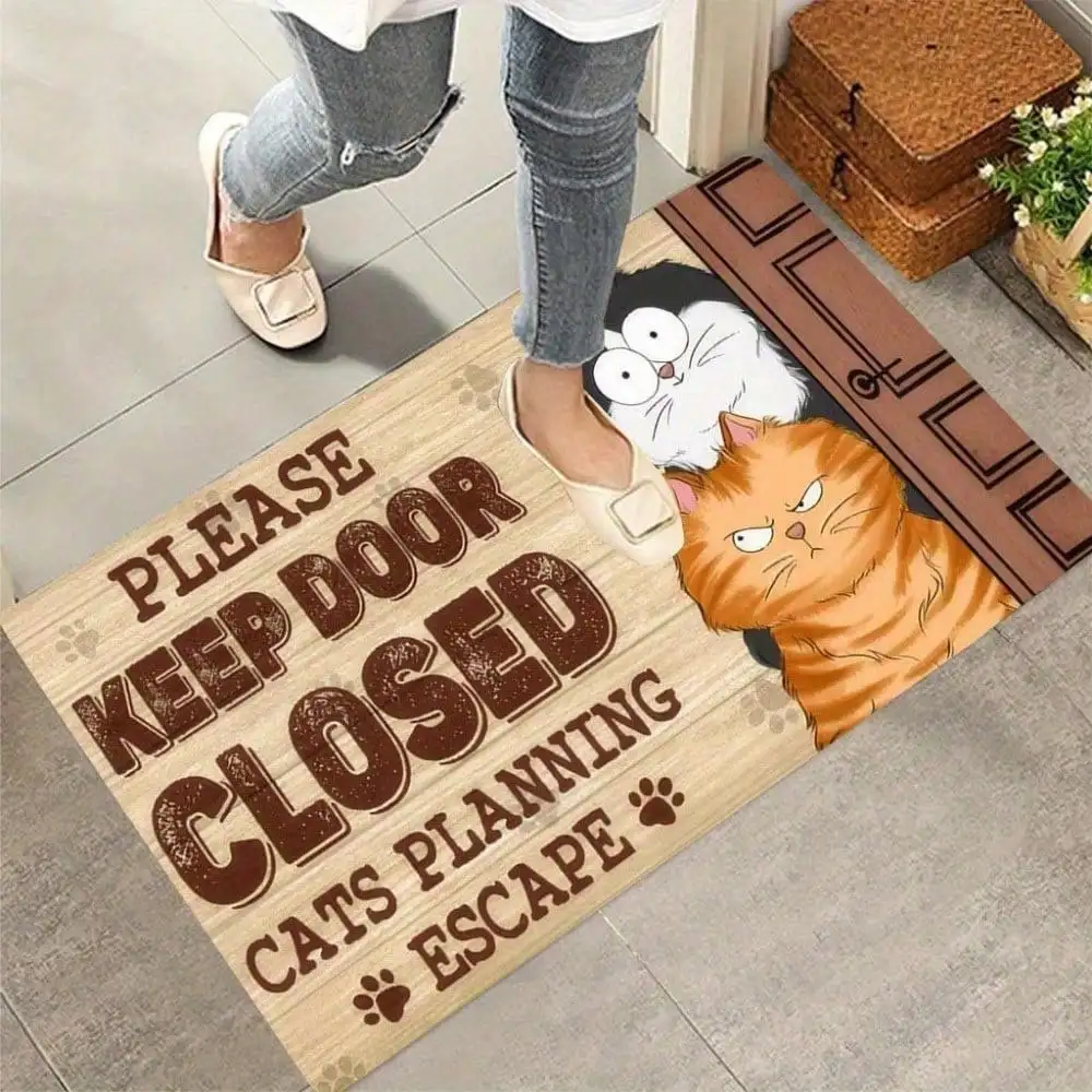 1Pc Funny Cat Doorm…