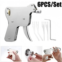 High Quality Stainless Steel Strong Unlock Lock Door Opener Key Bump Pick Gun Repair Tool Kit Bumps Door Opener Gun-Repair Tool