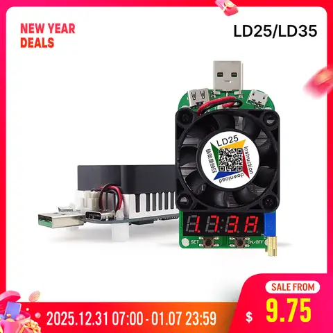LD25 LD35 USB Electronic Load Resistor RD