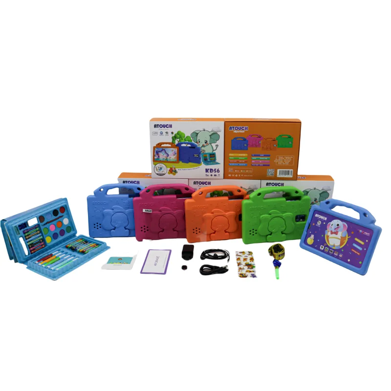 ATOUCH Tablet PC 8 polegadas KD56 android 12.0 8GB + 256GB, 5G, 8000 mAh, câmeras duplas frontal 5.0M traseiro 8.0M