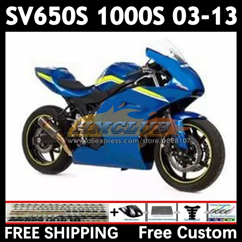 SV650S Kit For SUZUKI not race blk SV650 1000 2003 2004 2005 2006 2007 2008 21No.82 SV1000S SV 650S 1000S 09 10 11 12 13 Fairing