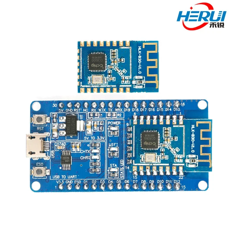 Modulo WiFi Bluetooth HLK-B30 Porta seriale BLE4.2 2 in 1 trasmettere e ricevere dati Modulo wireless trasparente