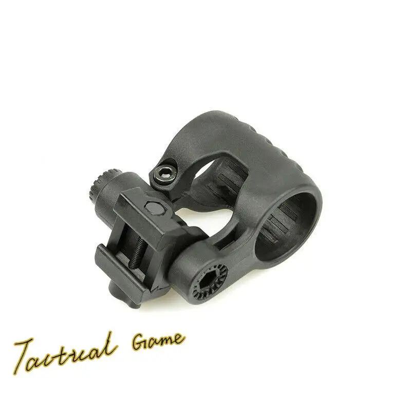 NEW Tactical Flashlight Holder Light Spinner Rotating Stents for MICH FAST Helmet