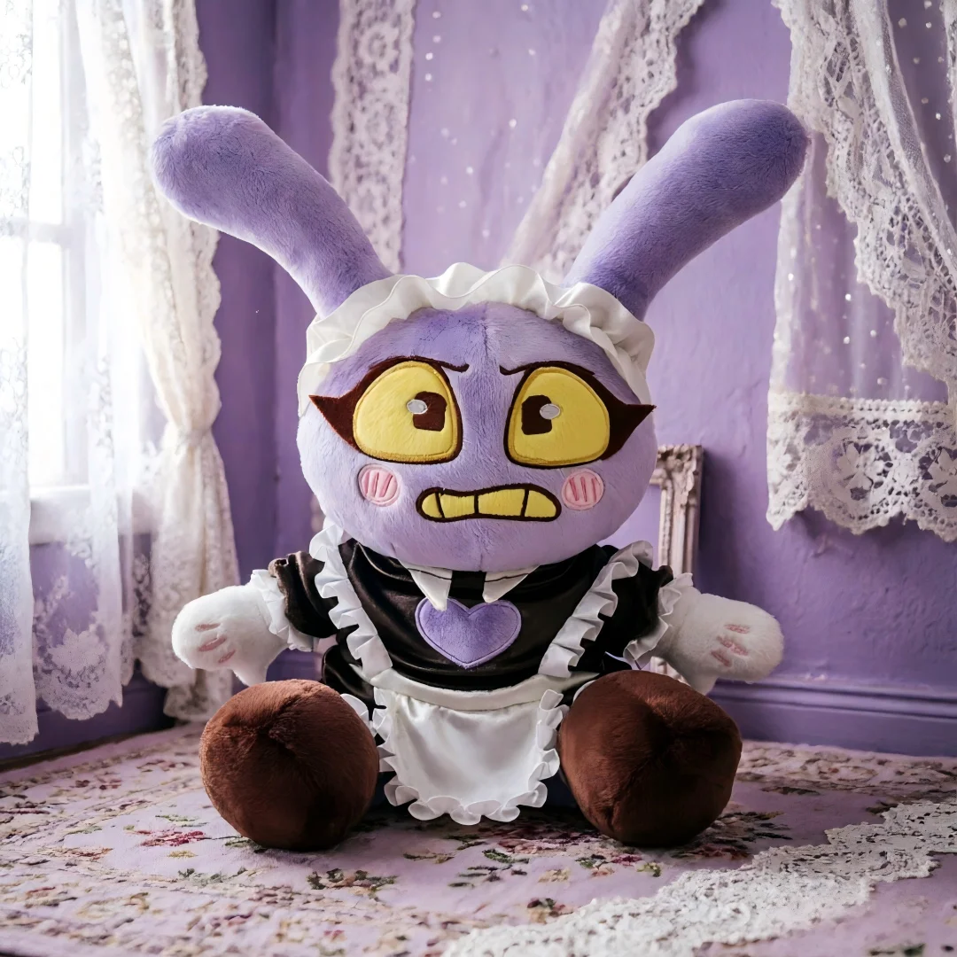 

25cm Queenie Plush Doll Maid Outfit Stuffed Animal Soft Toy For Kids Birthday Gift Home Bedroom Decor