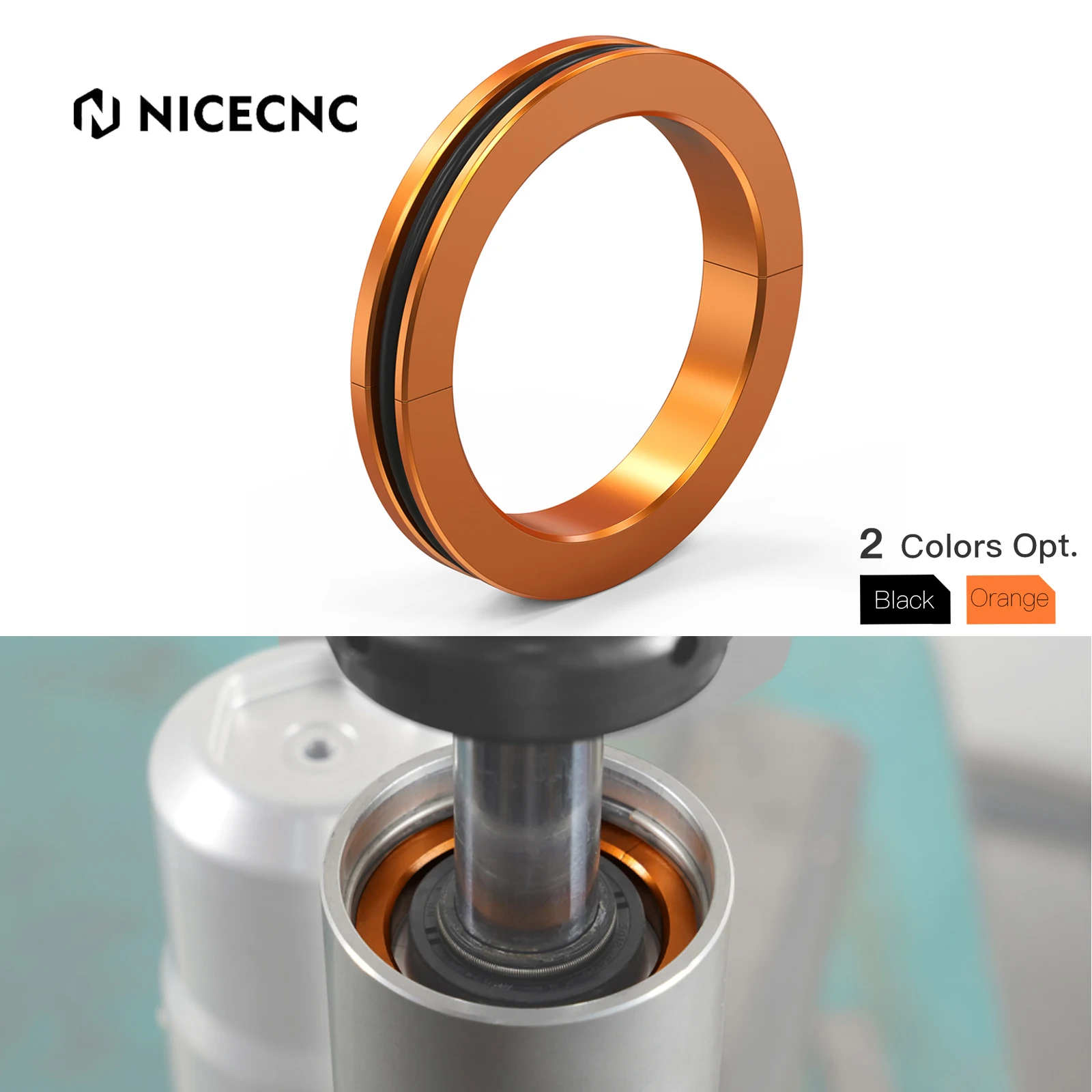 

NICECNC For KTM 2024 EXC 300 EXC 250 EXCF 350 EXC 450 XCW 300 XCFW XWF 30mm PDS Rear Suspension Shock Absorber Lowering Kit