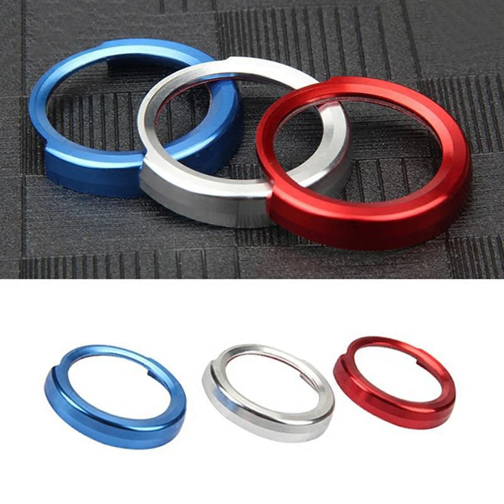 

Start Button Decor Ring Car Interior Trim Sticker for Series Stop Switch Cover Ignition Frame Aluminum Alloy Push Button