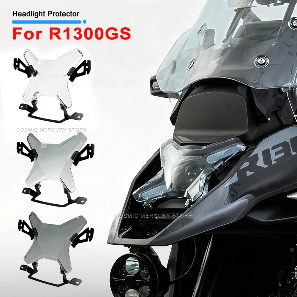 New Motorcycle high-definition waterproof and scratch resistant acrylic headlight protection cove For R1300GS