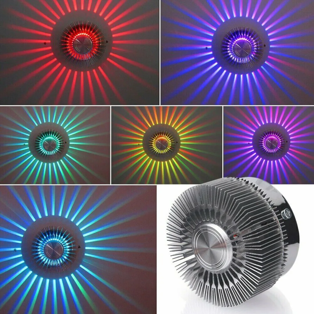 

Modern RGB LED Effect Light Corridor Lamp Wall Ceiling Lamps Remote Control