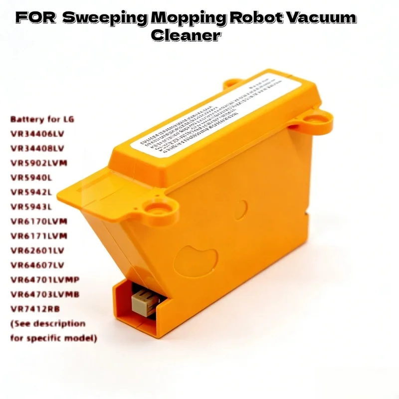 

High Capacity Replacement Battery for Sweeping Mopping Robot Vacuum Cleaner Fits VR65720LVMP VR65715LVM EAC62218205 VR66750LVWP