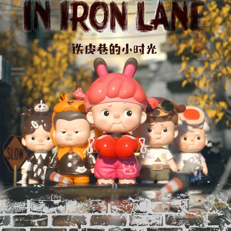 

Heyone Black Play Hot Load Team Iron Tin Lane's Small Time Trendy Play Blind Box 2024, новый ручной подарок на день рождения, орнамент