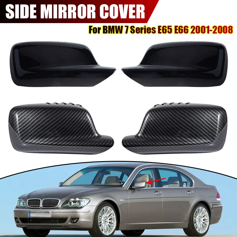 

Для BMW 7 серии E65 E66 2001-2008 крышка бокового зеркала Замена автомобильного зеркала аксессуар крышка