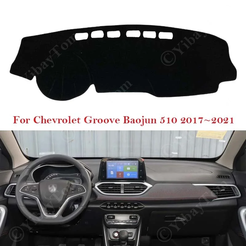 For Chevrolet Groove Baojun 510 2017 2018 2019 2020 2021 Dashboard Cover Dash Board Mat Carpet Pad Shade Cape Blanket Protector