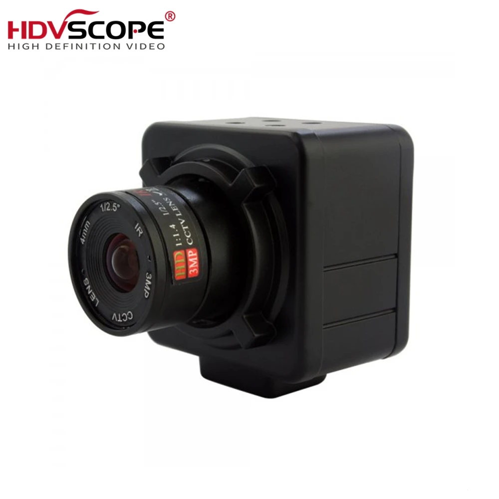 30fps 4K HDR Starvis 1/2.5'' CMOS 50x50mm 8.0MP 3840x2160 Color USB Box Camera HDMI Output USB3.0 H.265 H.264 with 4mm CS Lens