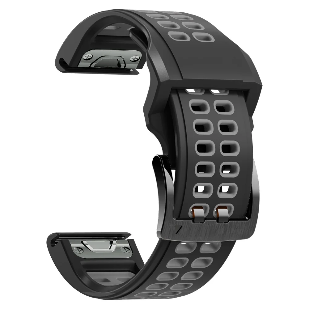 26 22mm paski do zegarka Garmin Fenix 6 6X Pro 5 5X Plus 7 7 7x Pro Epix Gen 2 silikonowy zegarek Easyfit wymienny pasek do
