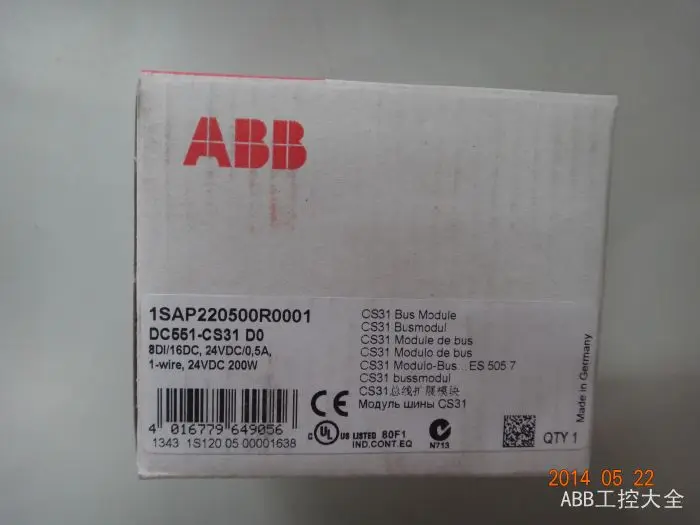 DC551-CS31ABB AC500 Bus Interface Module Series Genuine Product