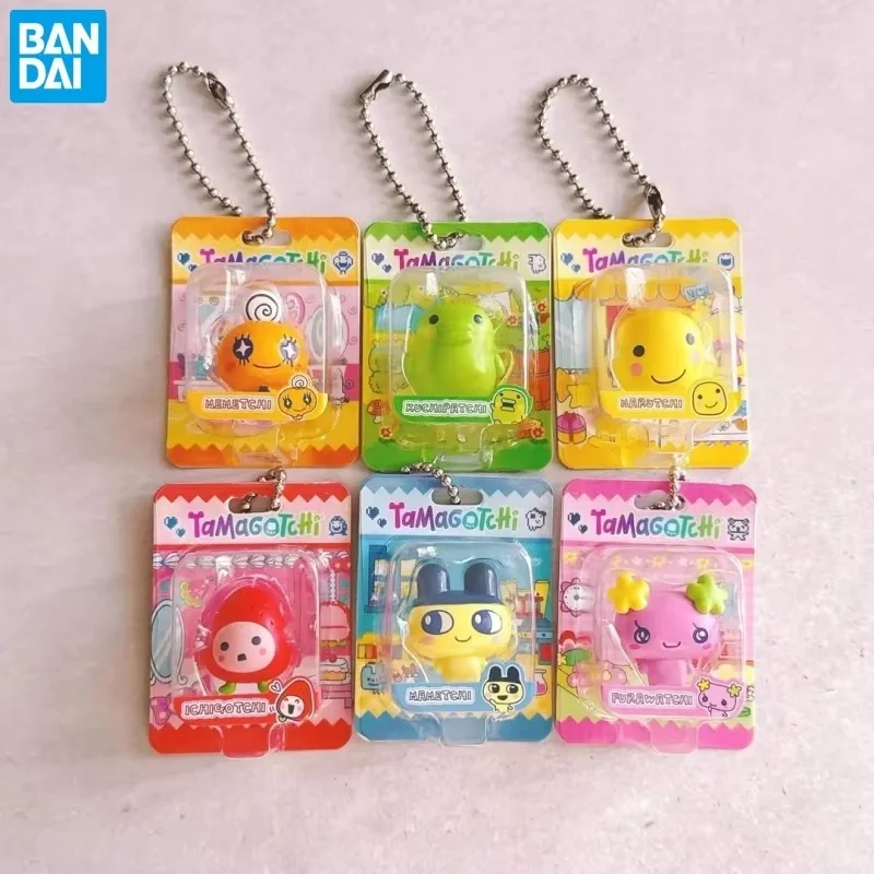 2026 Genuino Bandai Tamagotchi Gashapon Colección de Blister Pack Lindo Colgante Llavero Decoración para Mochila Regalo Sorpresa de Cumpleaños para Fans