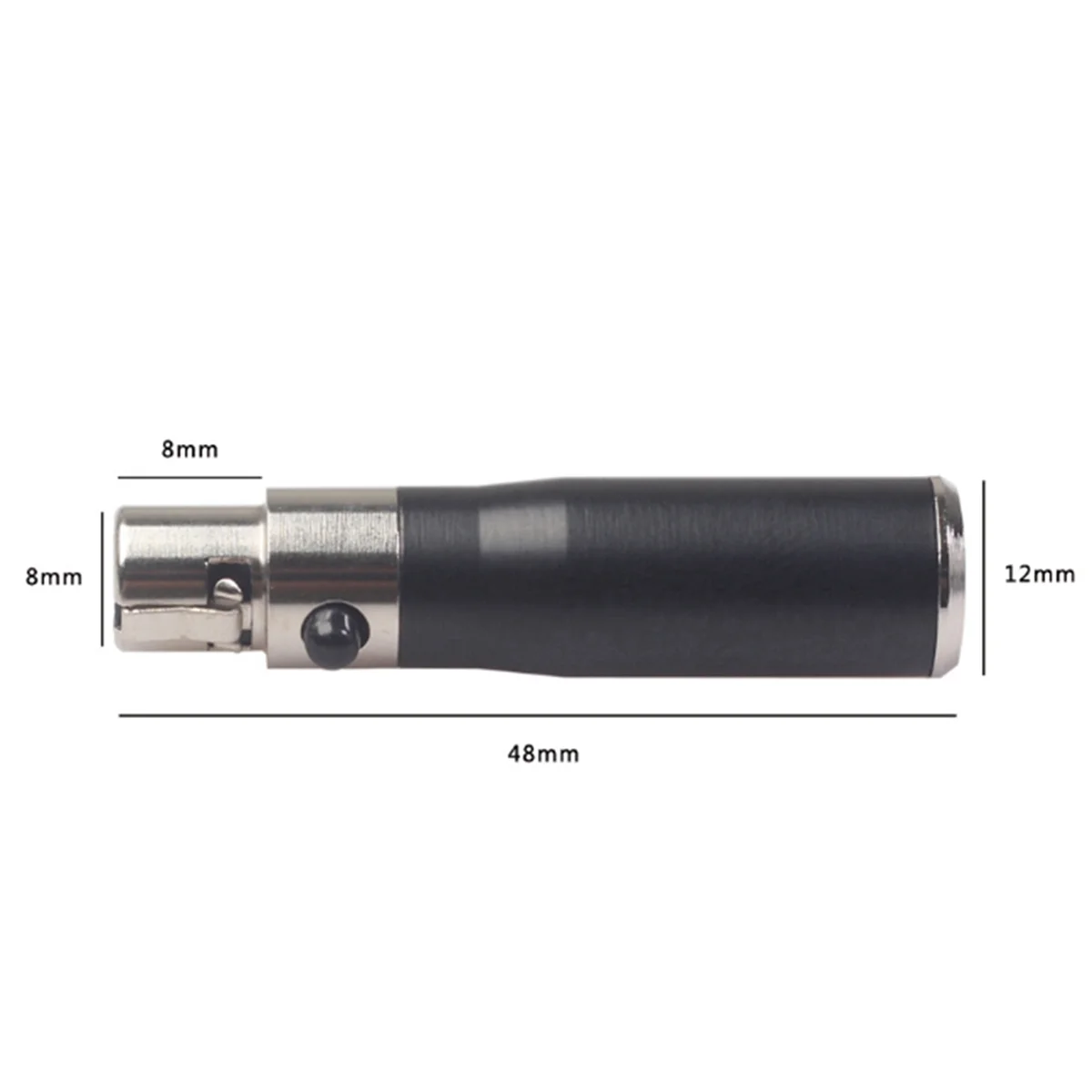 AT42 6X XLR Mini 3 Pin ذكر إلى 4 Pin أنثى محول الصوت موصل قابس مرحبا فاي محول إشارات محول