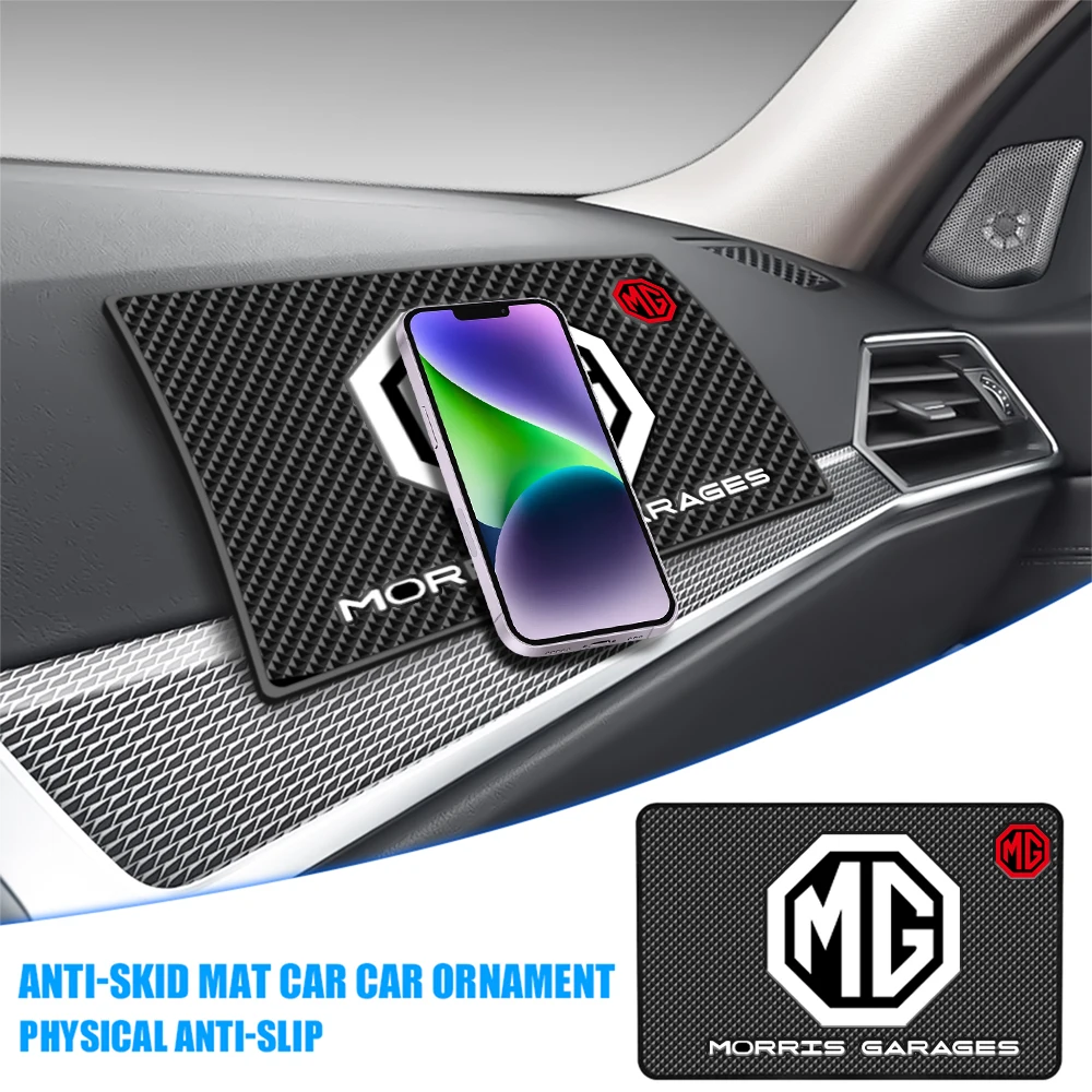 Auto Silicone Antiscivolo Zerbino Telefono Carkeys Occhiali Console Centrale Cruscotto Per Morris Garages Mg Motors Zs Gs MG5 MG3 MG4 MG6 MG7