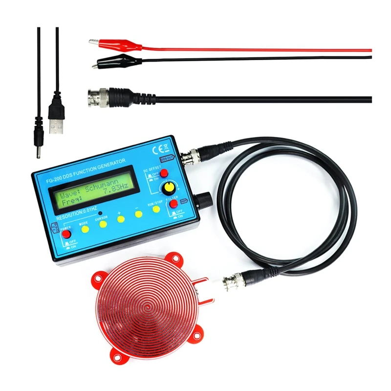 

FG-200DDS DDS Function Signal Generator Frequency Counter 0.01HZ-500KH7.83 Function Signal Generator