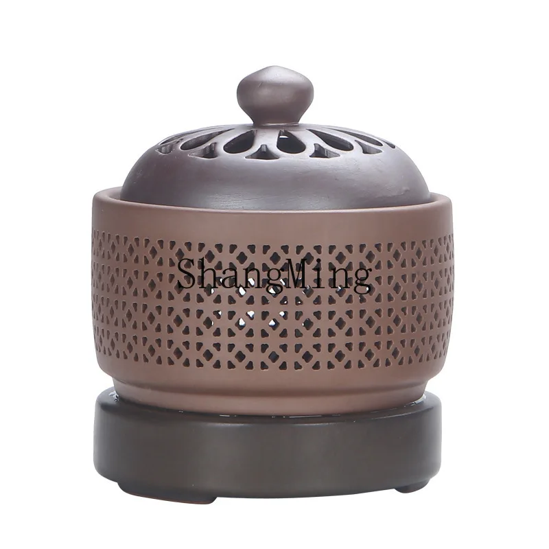 

PYH creative home purple sand electronic incense burner constant temperature controllable night light thought