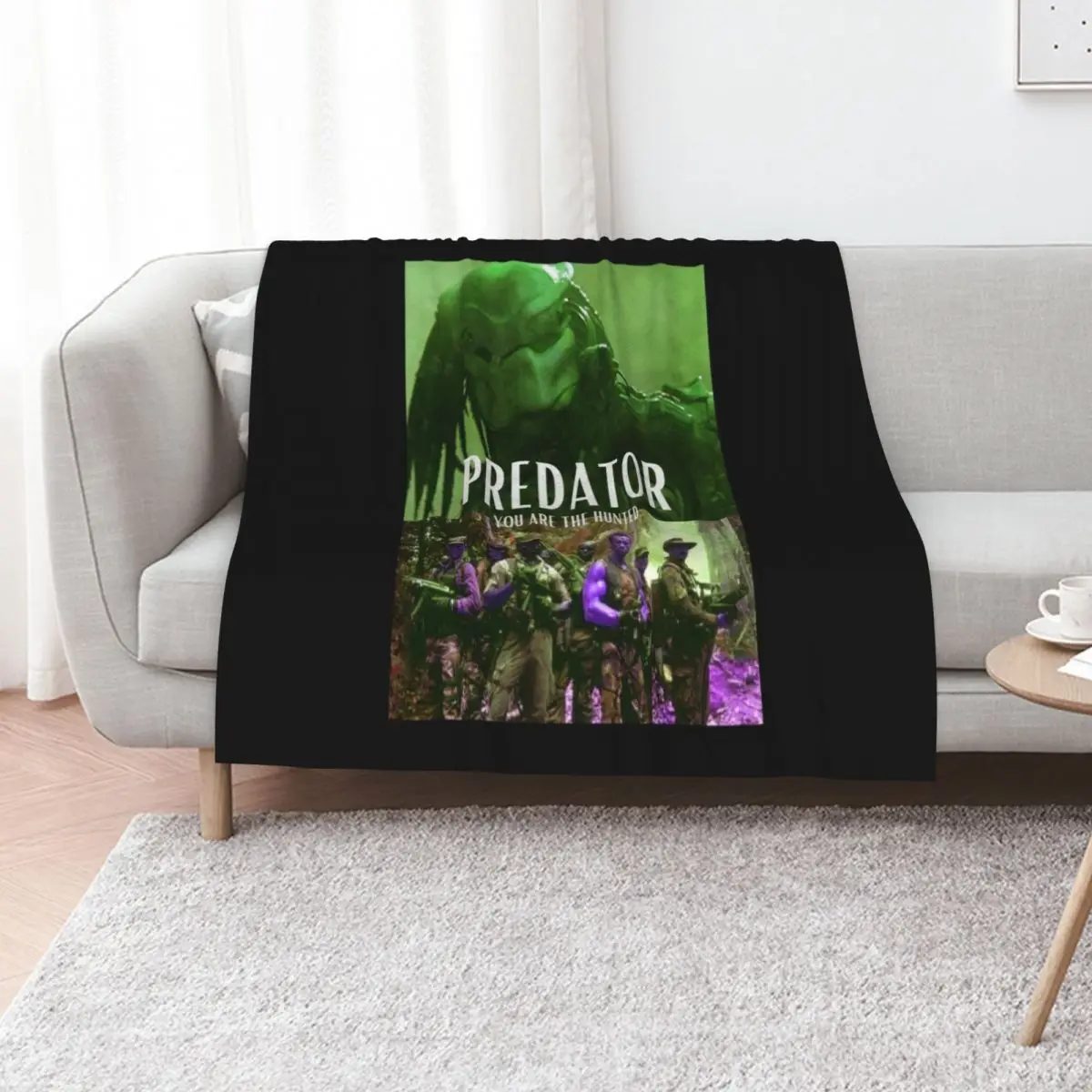 

Predator You are the Hunted Throw Blanket Beautifuls Sofas Summer for sofa Blankets