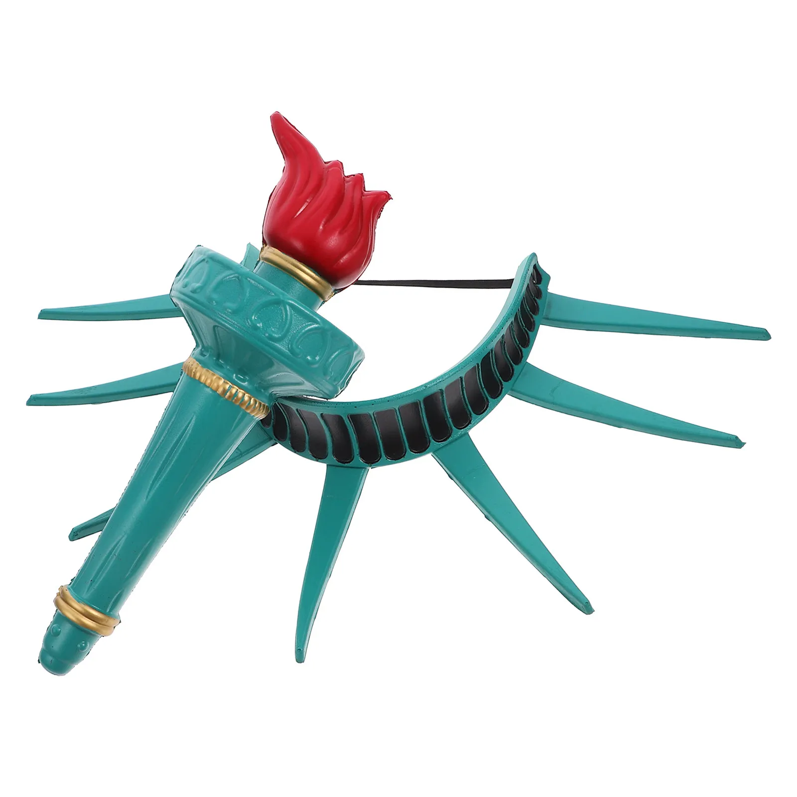 

Набор: повязка на голову и корона в стиле Статуи Свободы, аксессуар Леди Свободы, тематическая шляпа для Хэллоуина, косплея, вечеринок, празднования 4 июля в стиле США