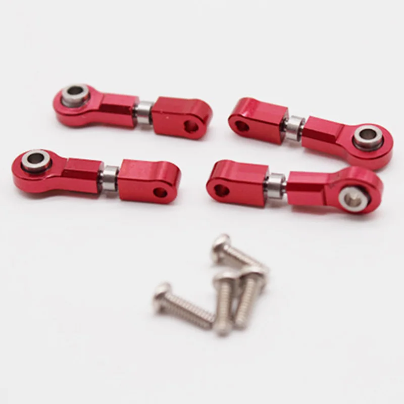 Metal Full Set Upgrade Parts Shock Absorber for Wltoys 1/28 K969 K979 K989 K999 P929 P939 Rc Car,Red