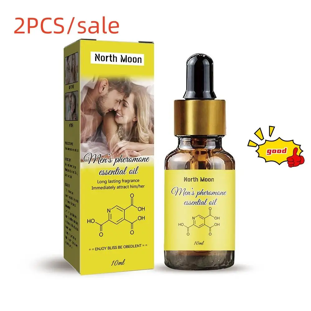 2PCSx10ml Pheromone Infused Essential Oil 10ml Pheromone Oil For Men To Attract Women Unisex Fragrance Oil Pheromone Oil