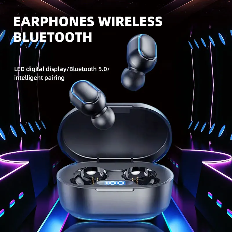 Wireless Bluetooth Earphones In Ear High Sound Quality Intelligent Battery Level Digital Display Noise Reduction TWS Earphones