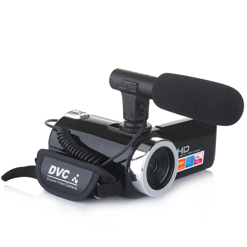 

Classic 24MP Camcorder Digital Video Camera 3 Inch LCD Screen 18x Digital Zoom Camera D08A HD Digital Video Camera For Travel