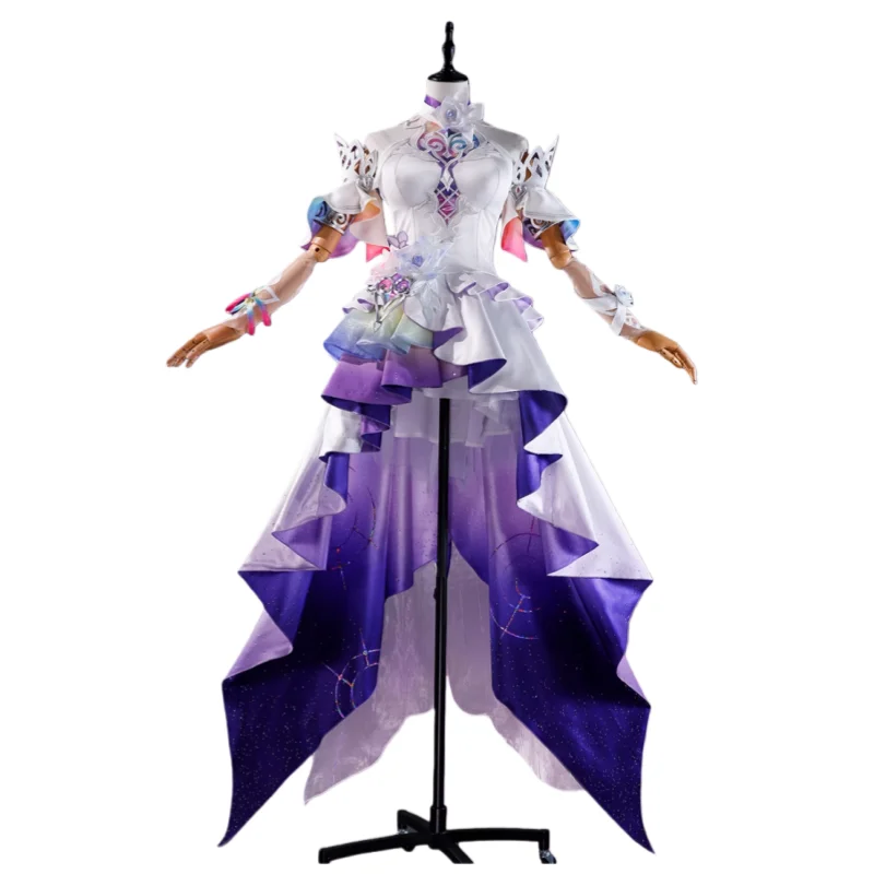 أزياء سايرين التأثيرية لعبة هونكاي: ستار ريل أزياء تنكرية موحدة HSR فستان سيرين حجاب NPC حفلة الهالوين للنساء #6