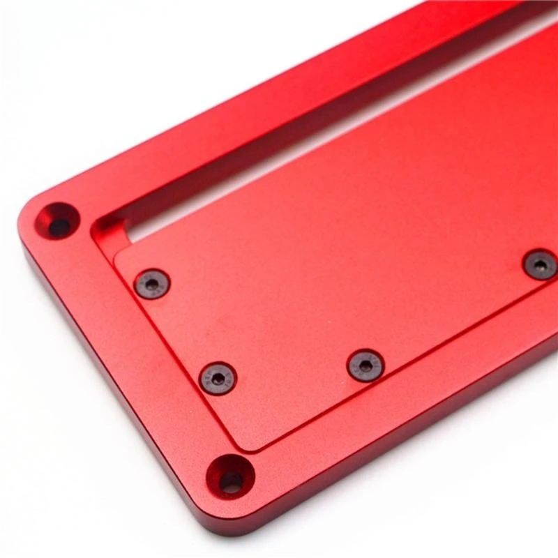 Table Cutter Insert Aluminum Carpenter Cutter Inversion Board Strong Strength Cutter Inversion Plate for Accurate Woodwork