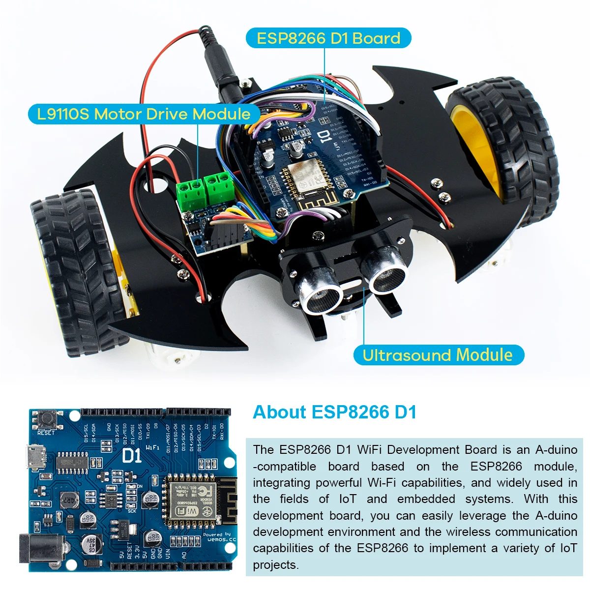 LAFVIN Robot Car for Arduino Robotic Car Kit Smart DIY Project for Adults Child STEM Programming Set with Tutorial