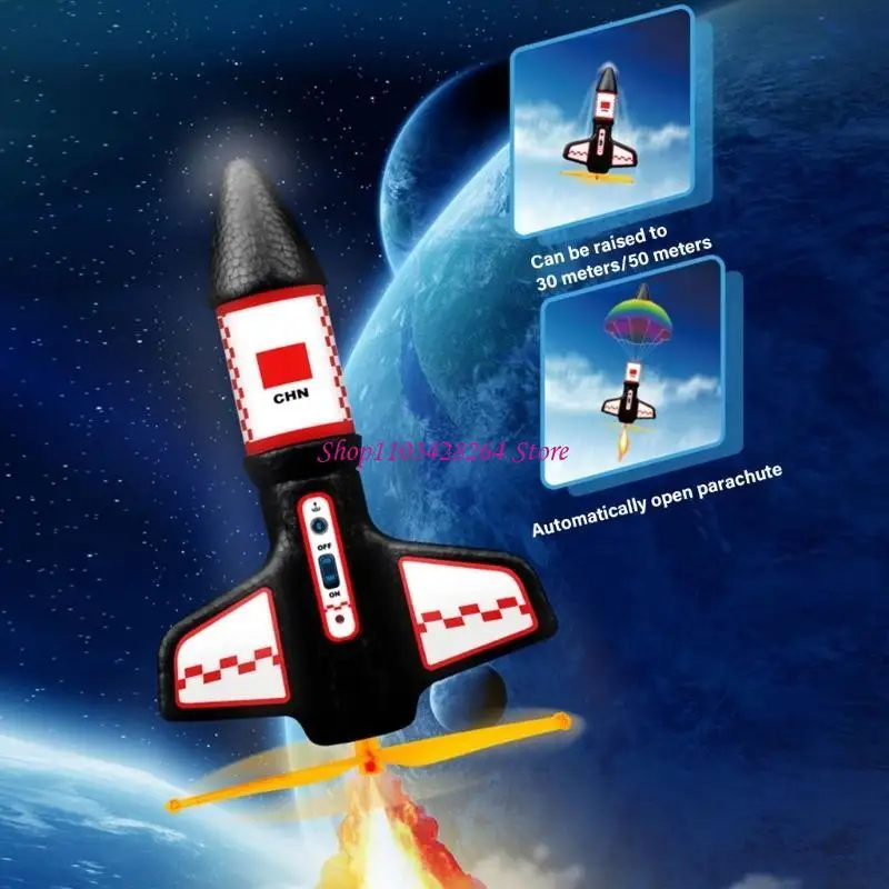 

Летающая парашютная игрушка космической температуры для семейной игры для отдыха на открытом воздухе.