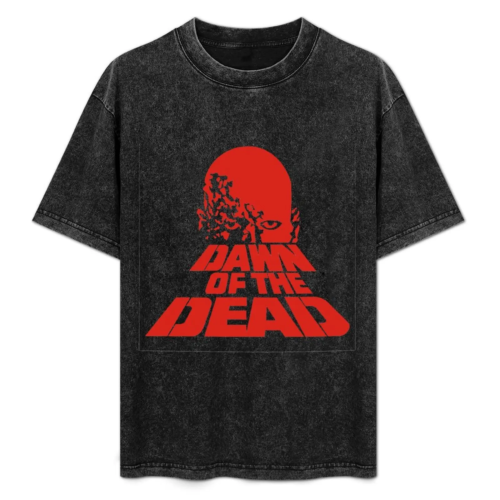 Dawn of dead red logo T-Shirt anime figures new edition anime clothes hippie clothes men clothes