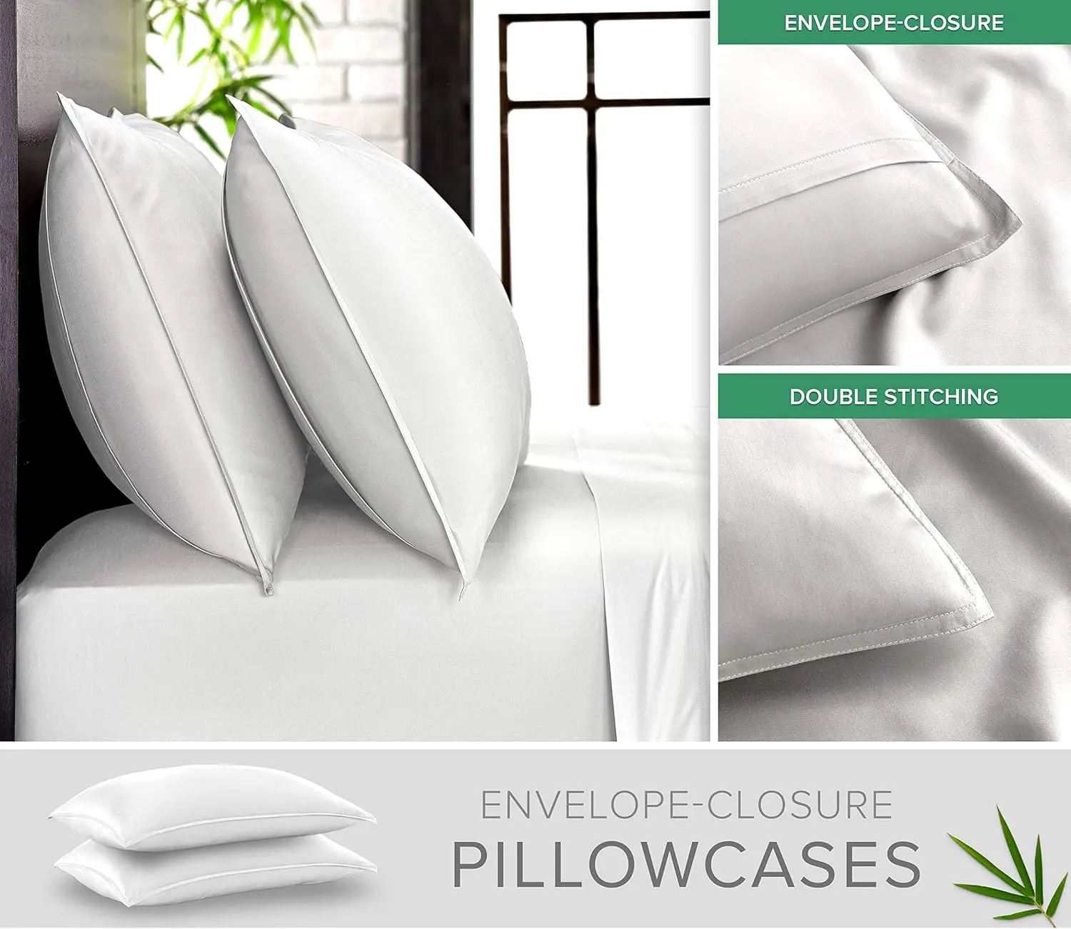 Sheets by Pure Bamboo, Genuine 100% Organic Viscose Derived from Bamboo Bed Sheet Set