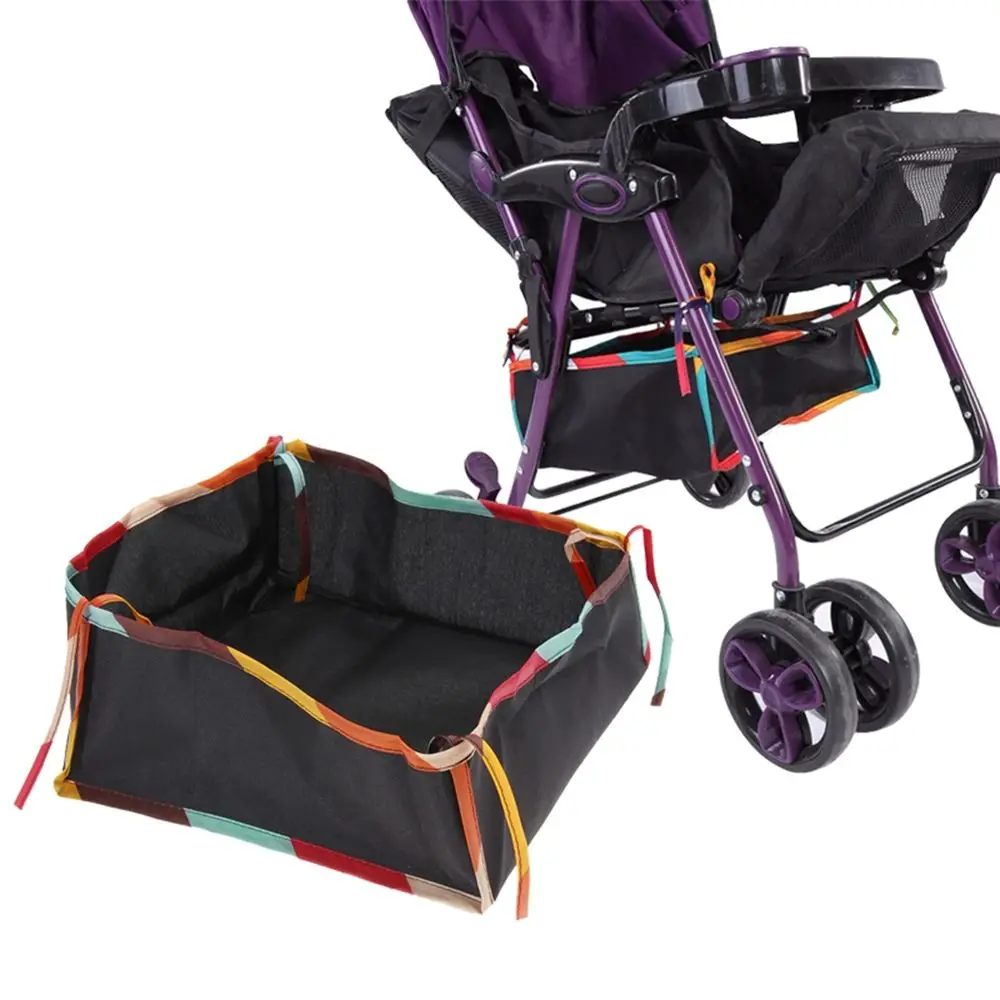 Bag Bottom Basket Wheel Chair Organizer Pram Buggy Stroller Storage Bag Stroller Cup Holder Bottle Holder Baby Pram Organizer