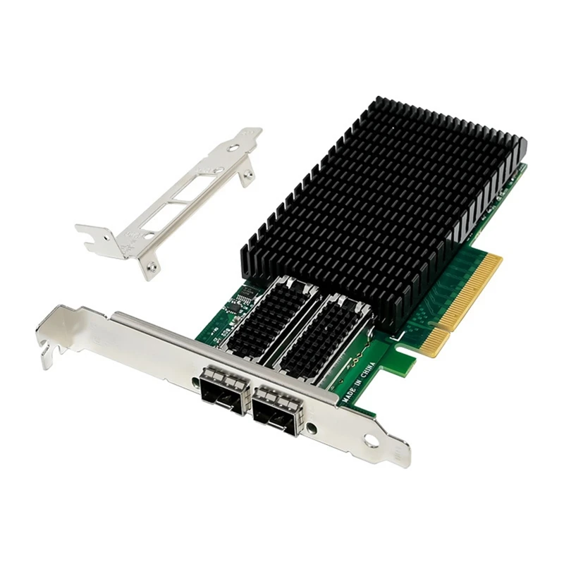 N11R- Pcie-X8-X-4-Dual-Port-10G-Sfp28-Fiber-Optic-Network-Card-Dual-Port-10G-Network-Adapter-Card-Dual-Port-Gigabit-Network-Card