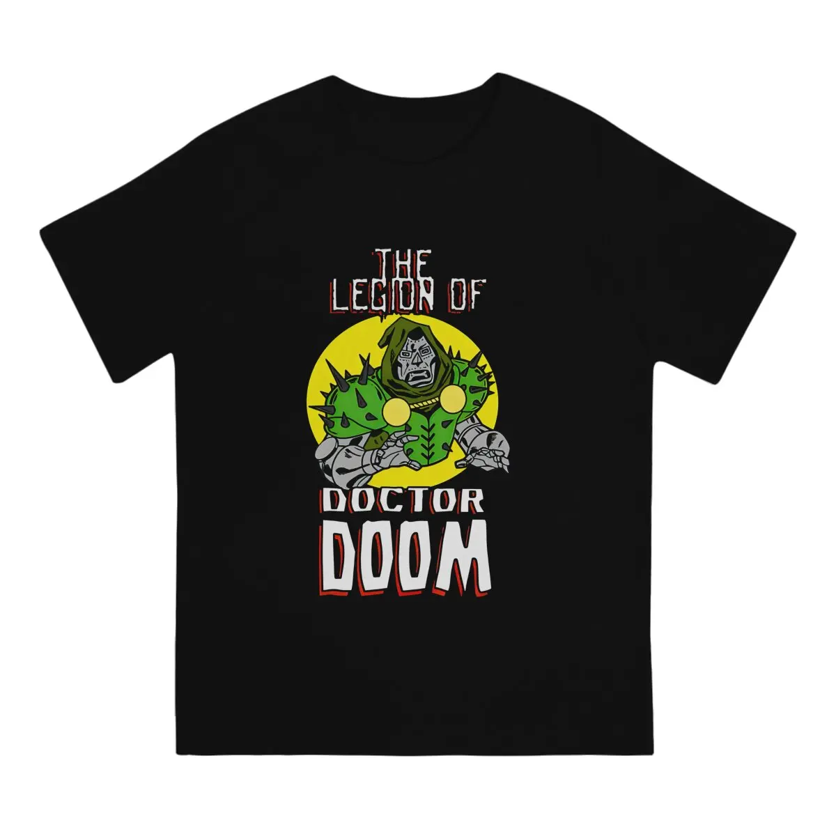 Cool Men's T Shirts Marvel Doctor Doom Funny Tees Short Sleeve Round Neck T-Shirts Cotton Unique Clothing