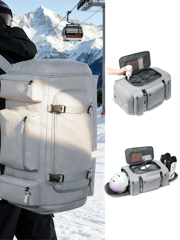 

Vacuum Compression Snow Bag Large Capacity Ski Backpack，Unisex for Hiking, Versatility, Ease of Use, Comfort and Lightness
