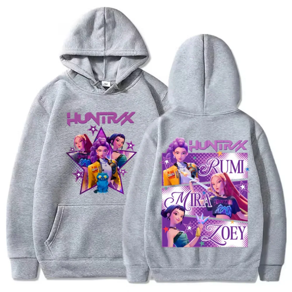 Popular Korean Demon Hunter Men's Sweatshirt Fall Winter Warm Men's Hoodie Fashion Unisex Hoodie Men's Clothing